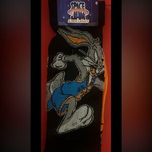 Space jam bugs bunny and Tasmanian devil long socks